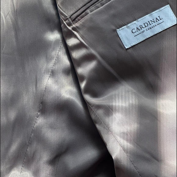 Cardinal of Canada Mens Blazer Blue / Grey Plaid - Picture 8 of 8